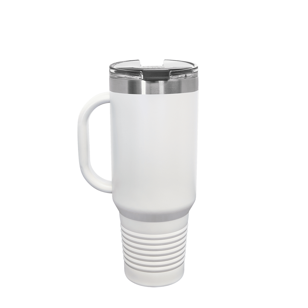 Polar Camel Straw Lid Mug 40 oz White