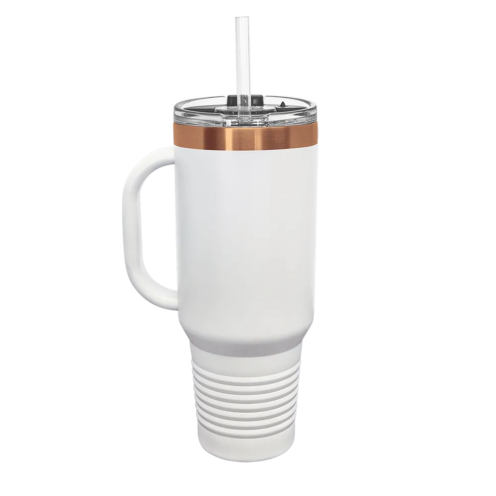 Polar Camel Ion Plated Straw lid Mug