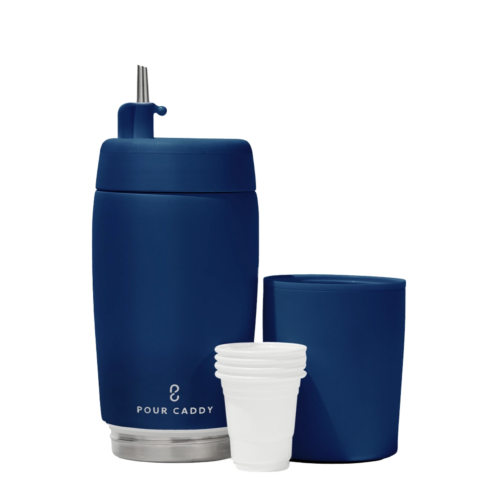 Pour Caddy Stainless Flask Set