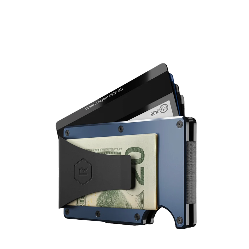 Customized Aluminum Wallet | Money Clip Wallet from The Ridge Back View