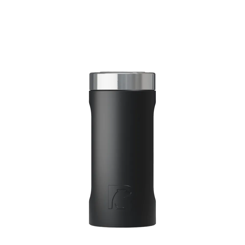 Front customization side of the RTIC Essential Can Cooler 24 oz in Black