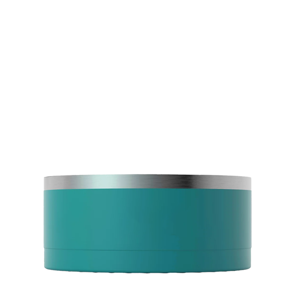 Front customization side of the RTIC 3-in-1 Dog Bowl Large in Deep Harbor