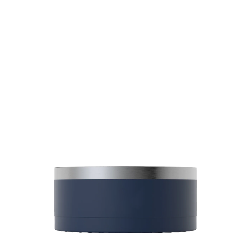 Front customization side of the RTIC 3-in-1 Dog Bowl Small in Navy