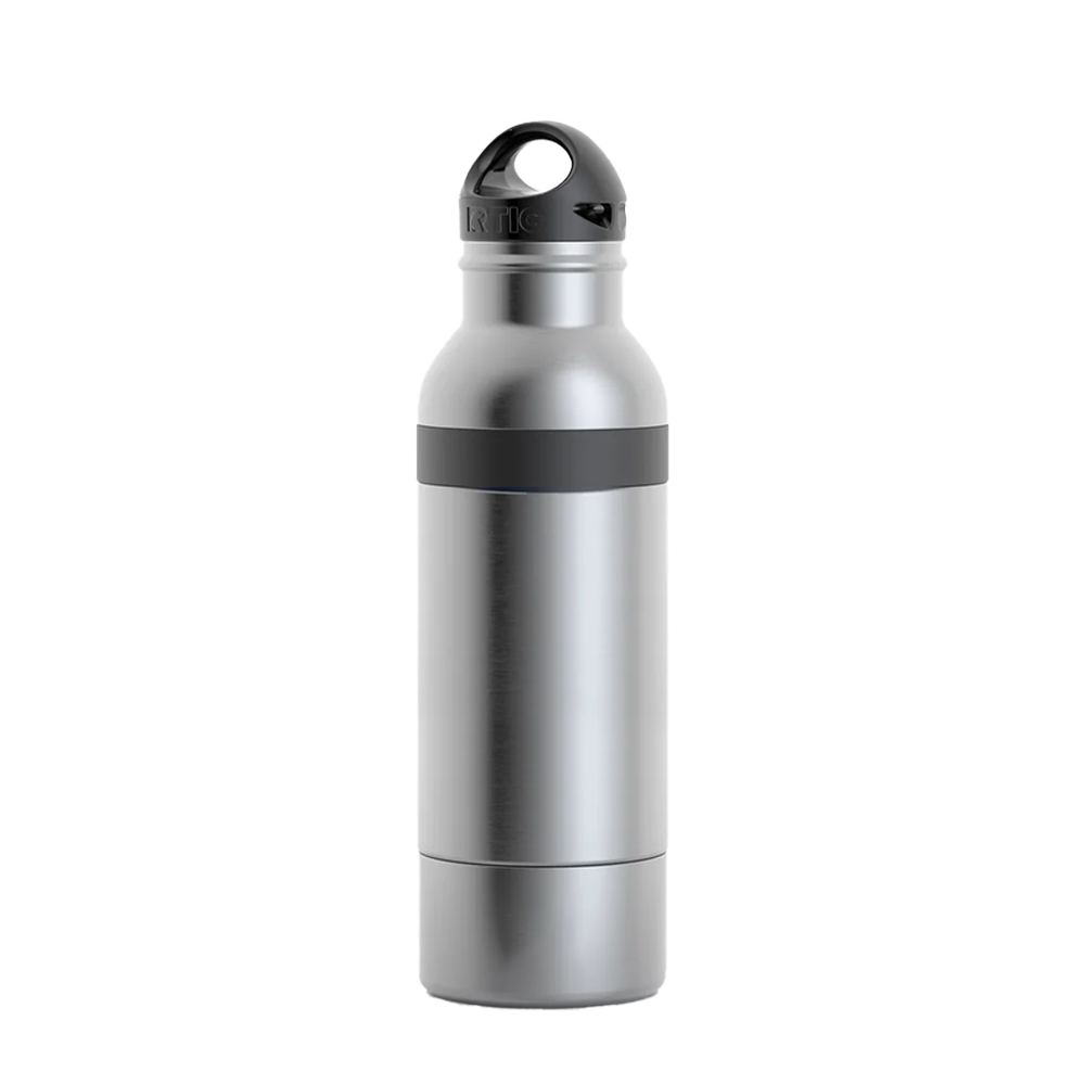 Back customization side of the RTIC Bottle Chiller in Stainless Steel