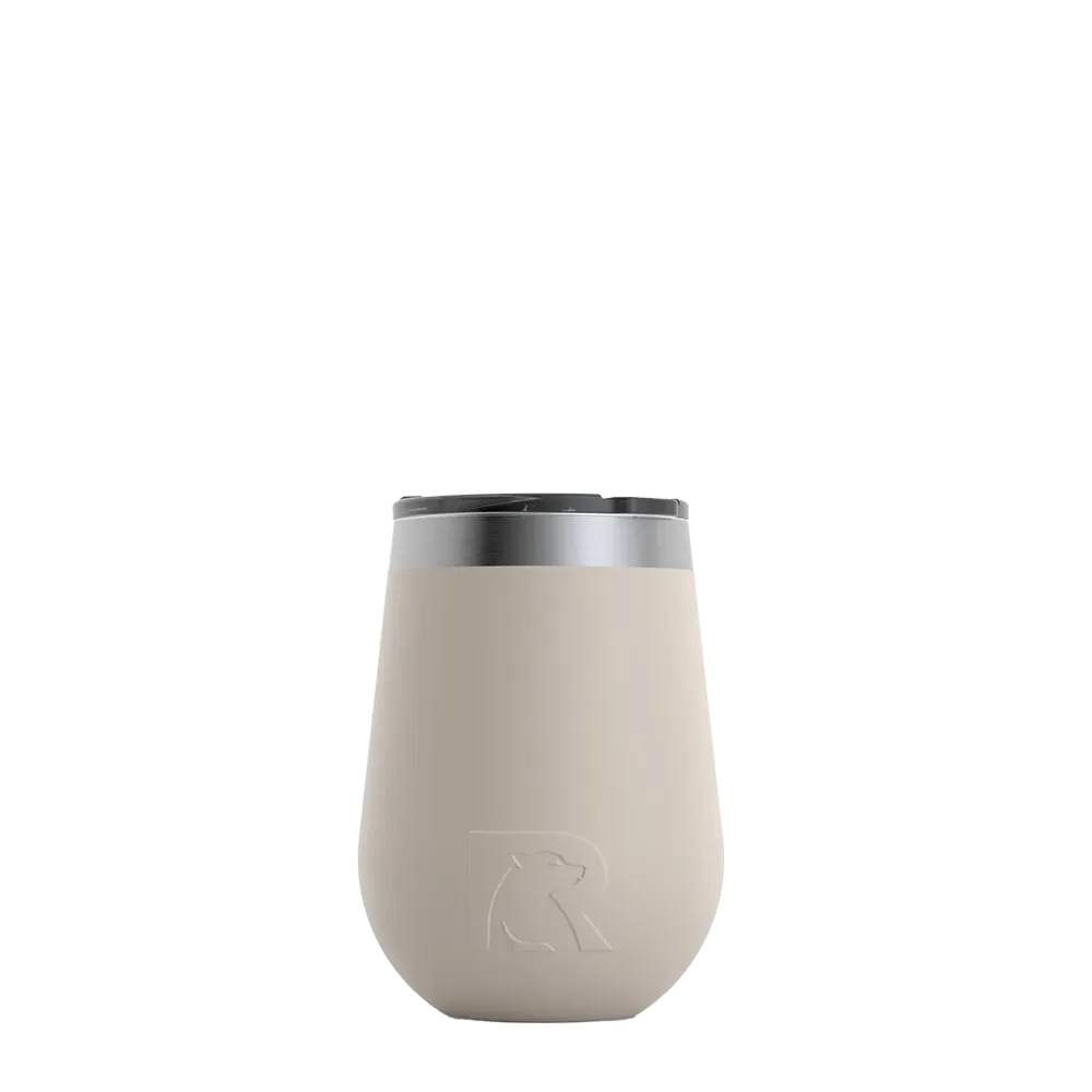 Front customization side of the RTIC Cocktail Tumbler 12 oz in Beach