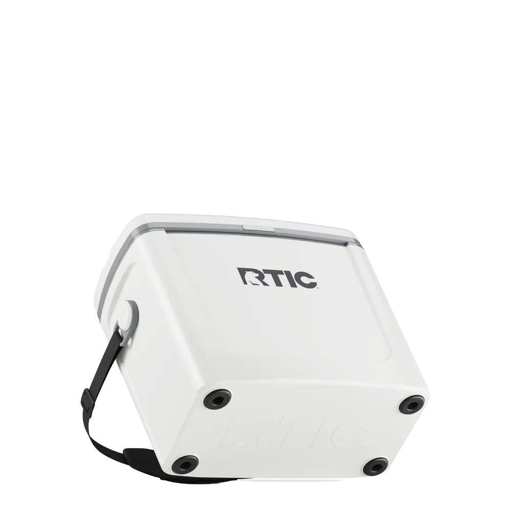 RTIC Road Trip Personal Cooler 16 qt in White and Gray