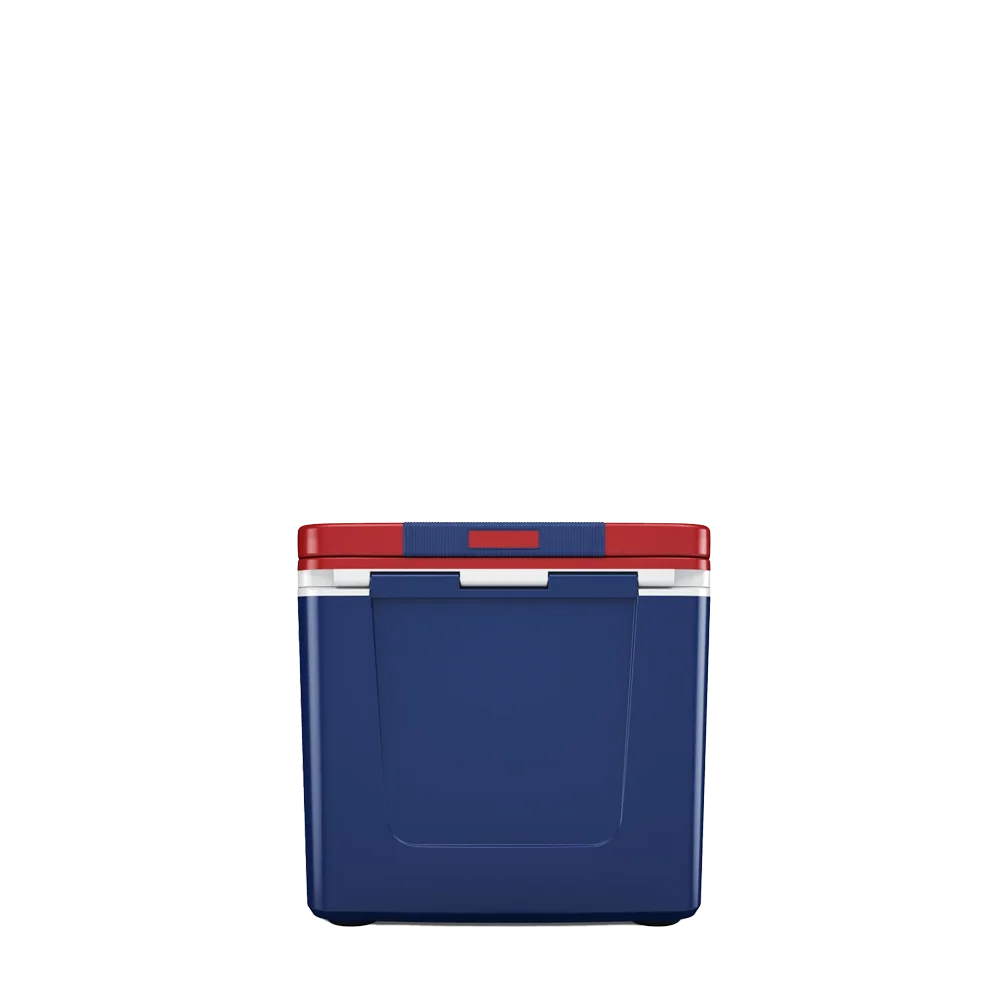 Back customization side of the RTIC Road Trip Personal Cooler 8 qt in Patriot