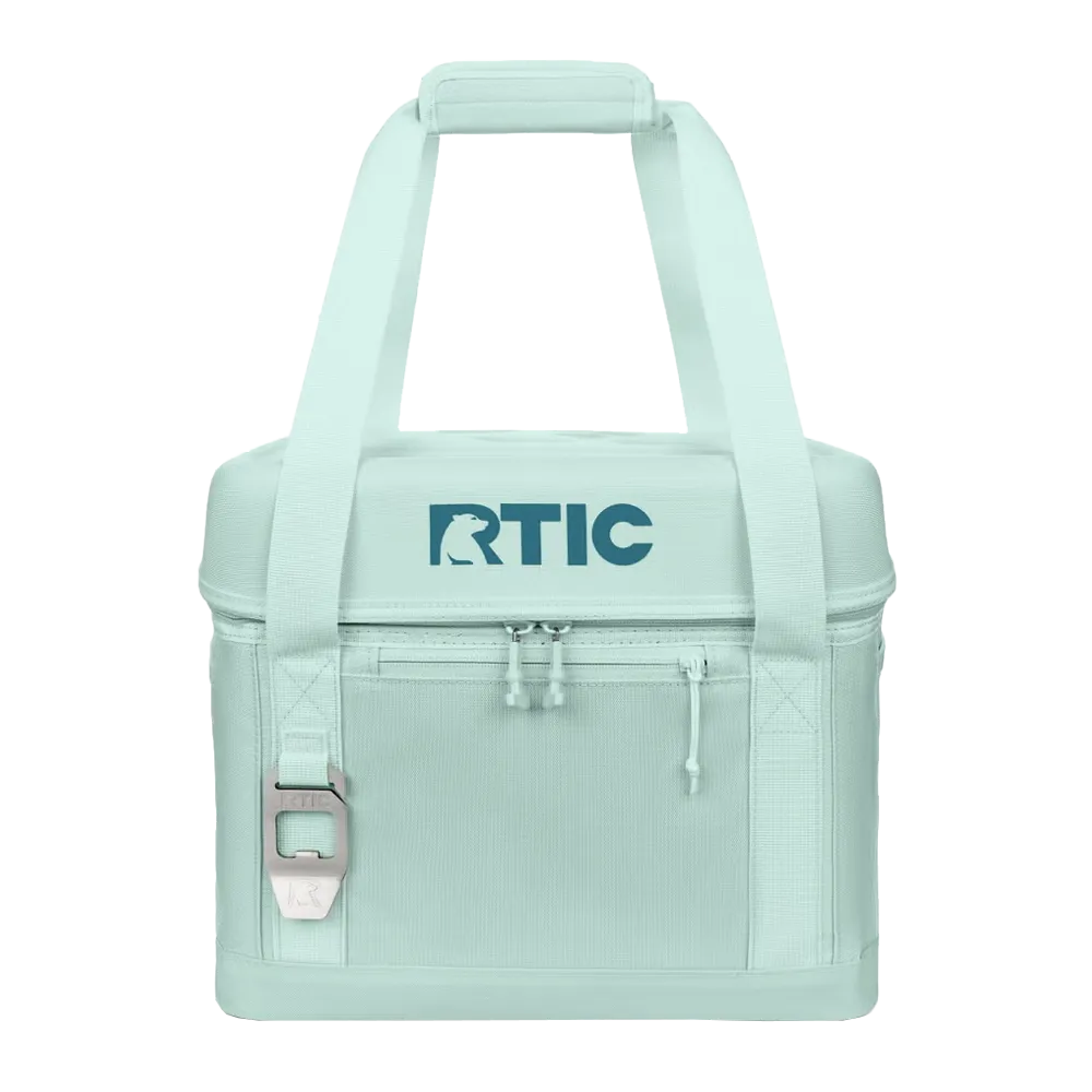 Front customization side of the RTIC Everyday Cooler 28 Can in Fresh Mint