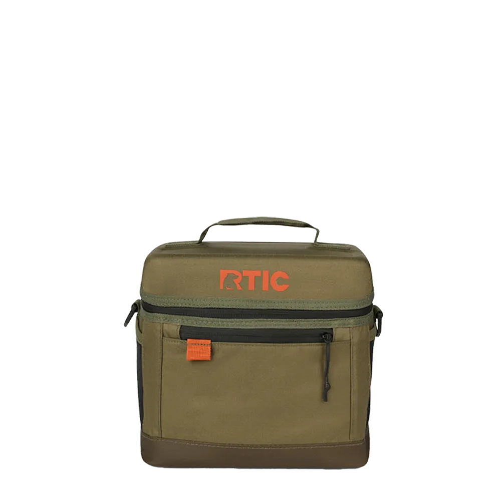 Front customization side of the RTIC Everyday Cooler 8 Can in Olive