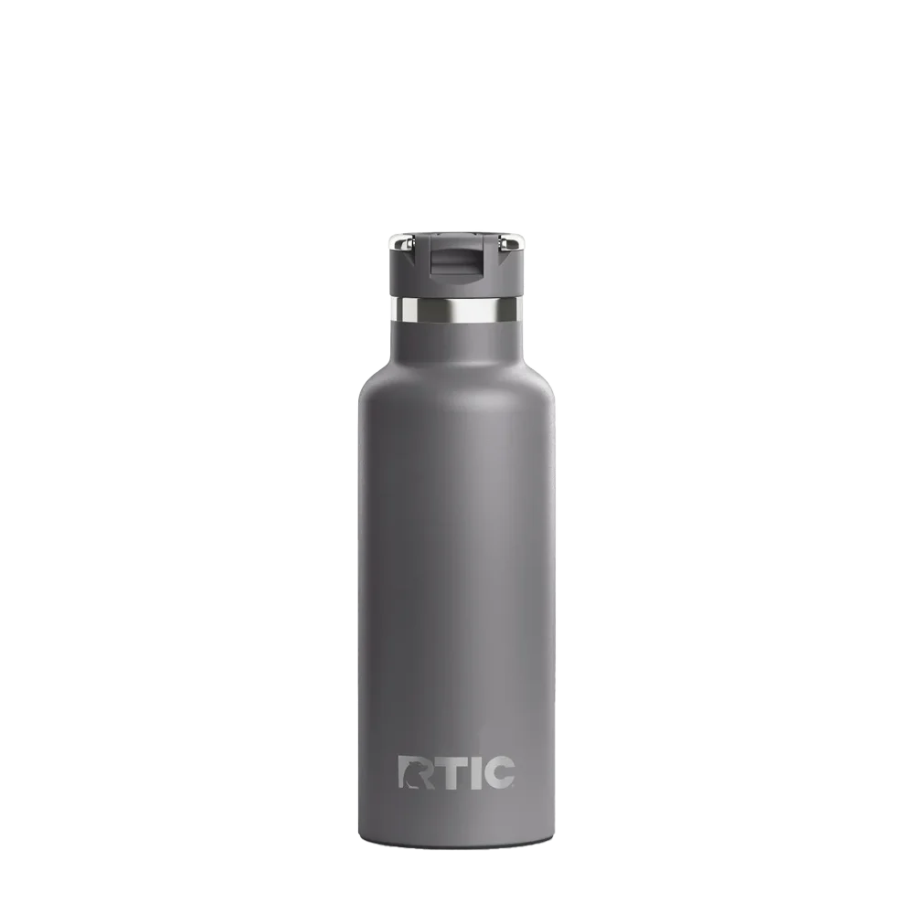 Back customization side of the RTIC Journey Bottle 16 oz in Graphite