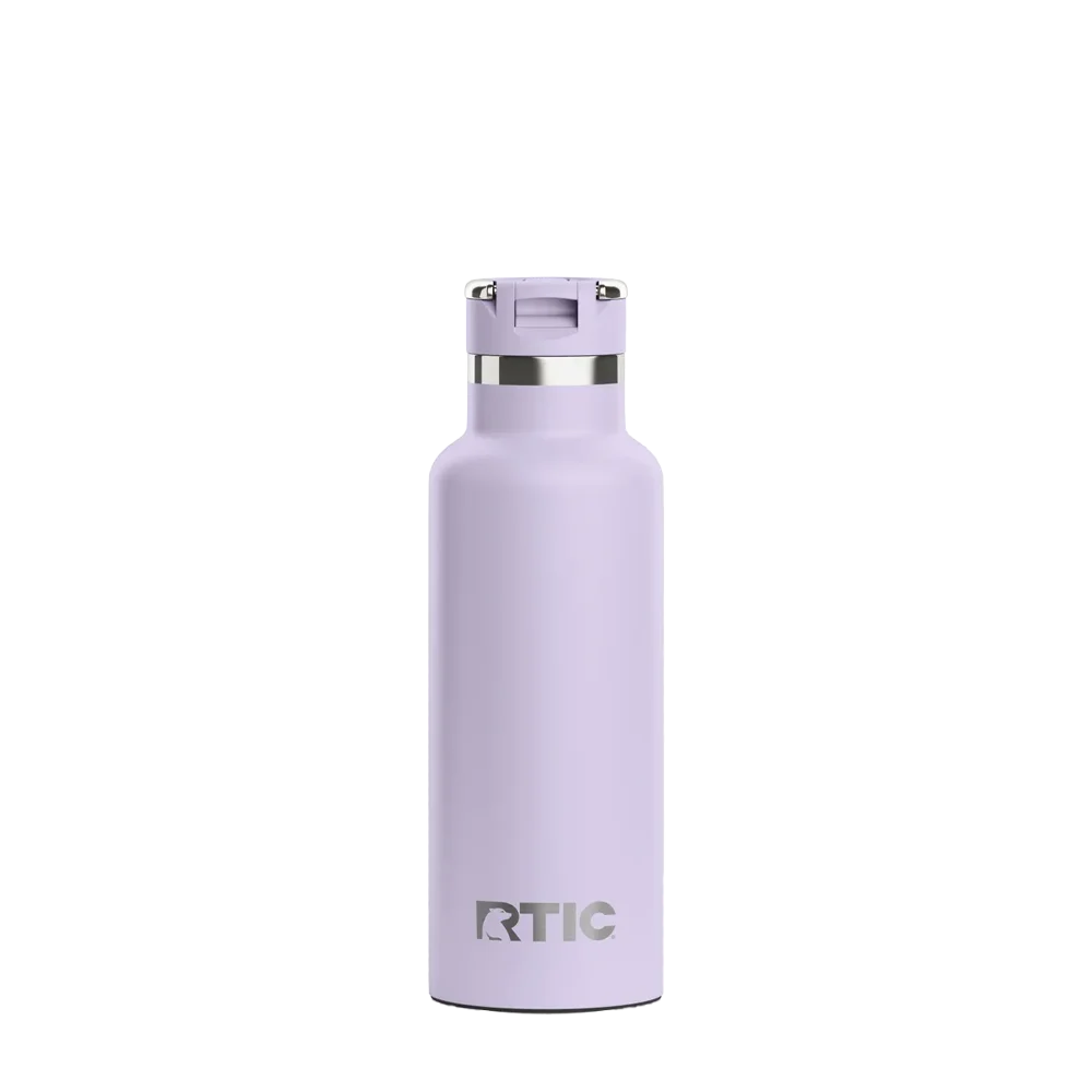 Back customization side of the RTIC Journey Bottle 16 oz in Dusty Lilac