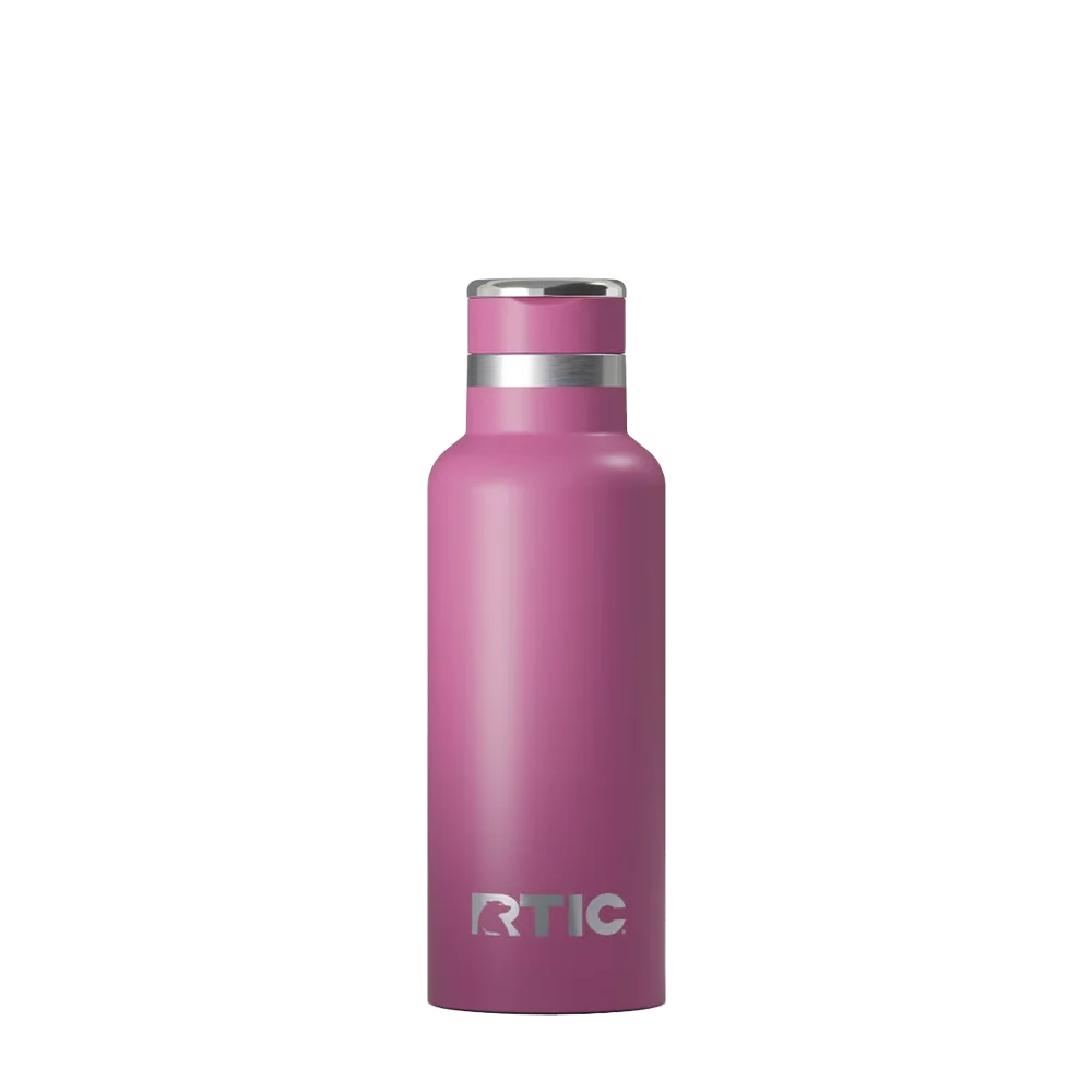 Back customization side of the RTIC Journey Bottle 16 oz in Orchid