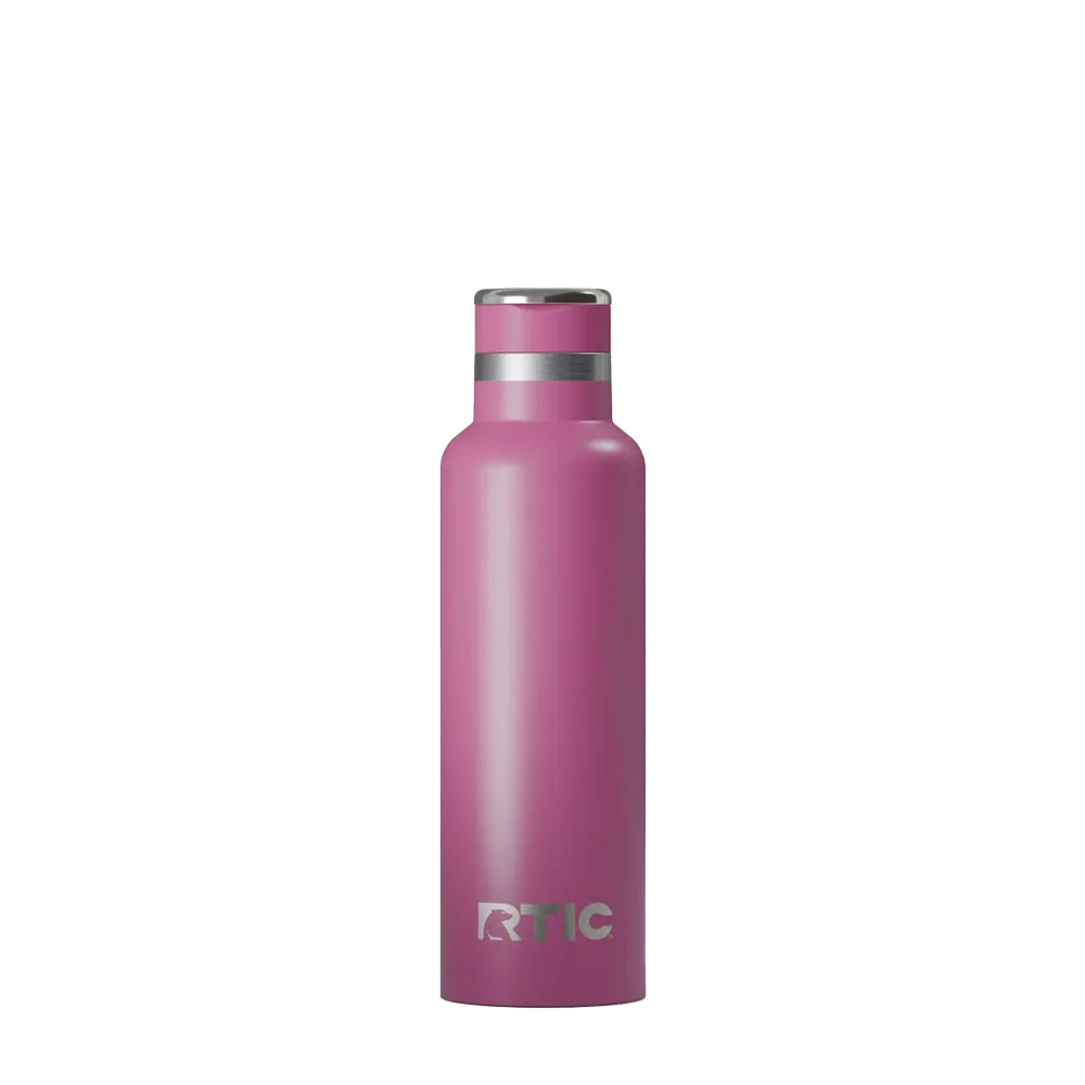 Back customization side of the RTIC Journey Bottle 20 oz in Orchid