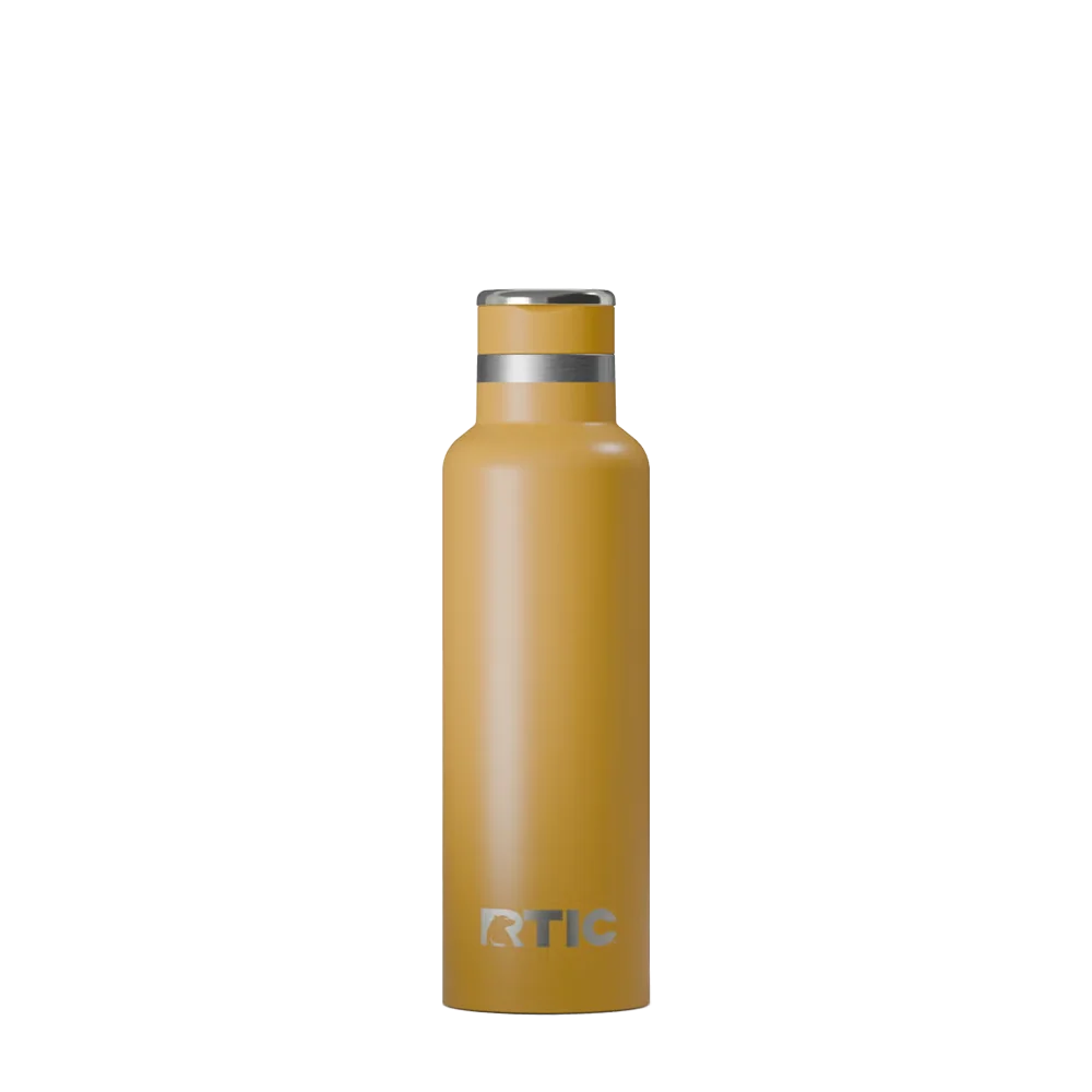 Back customization side of the RTIC Journey Bottle 20 oz in Harvest