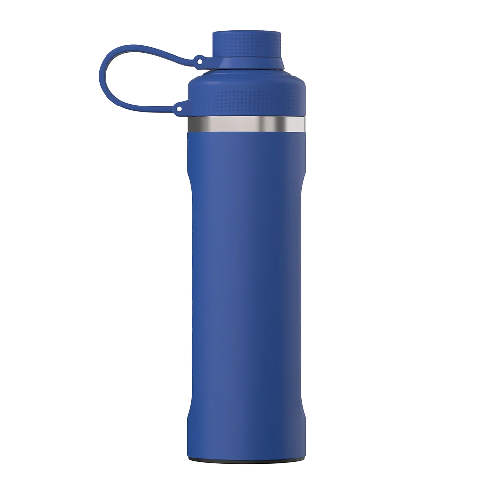 Front customization side of the RTIC Refuel Bottle 24 oz in Cobalt