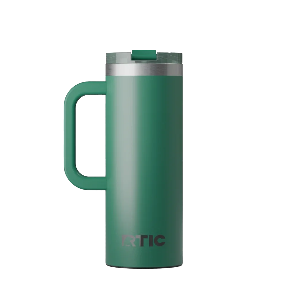 Back customization side of the RTIC Road Trip Travel Mug 20 oz in Pine Tree