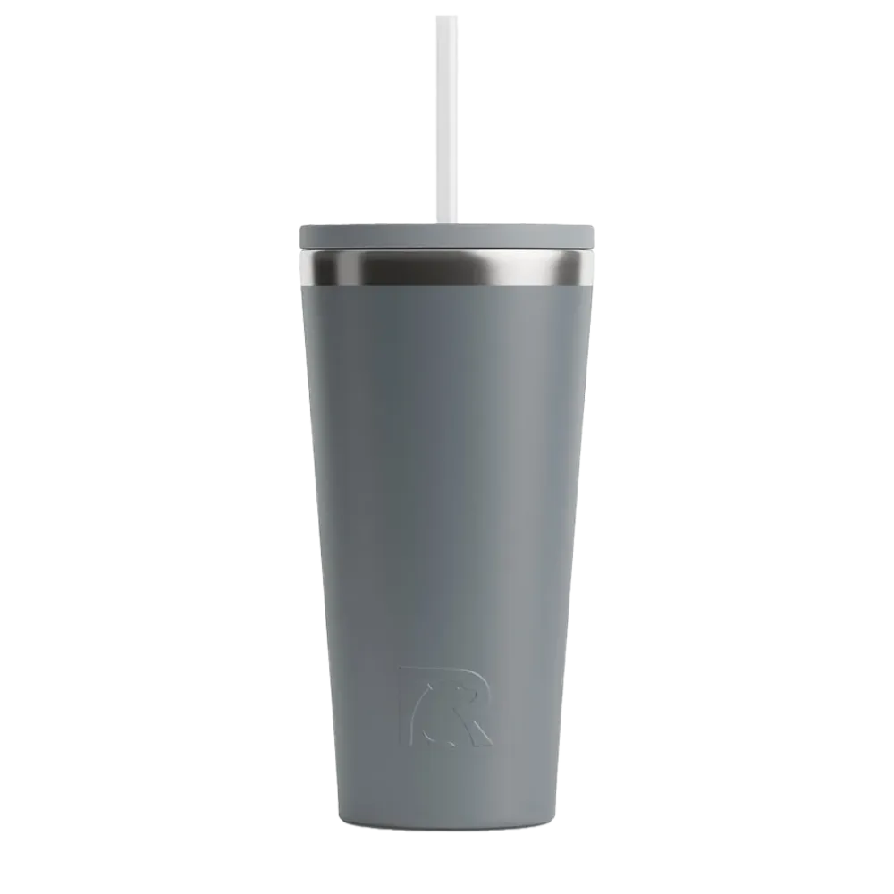 Back customization side of the RTIC Everyday Tumbler 20 oz in Fog