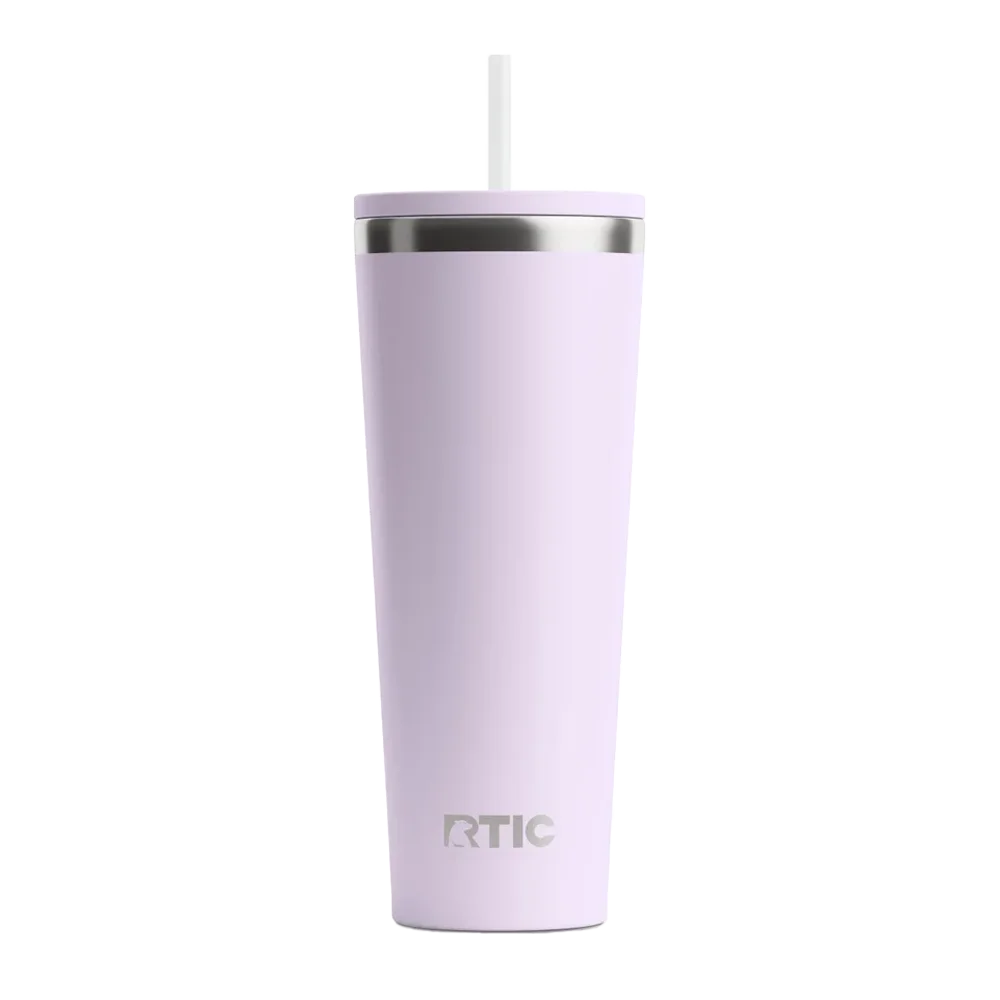 Back customization side of the RTIC Everyday Tumbler 28 oz in Dusty Lilac