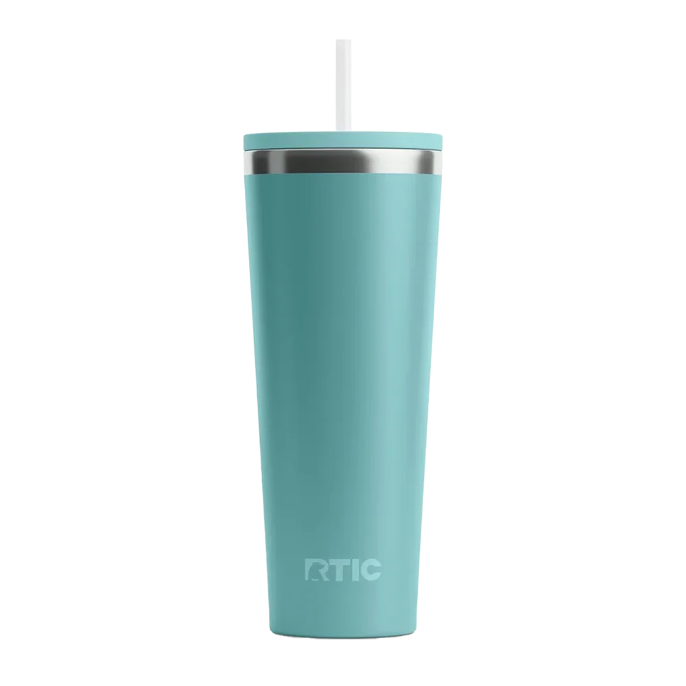 Back customization side of the RTIC Everyday Tumbler 28 oz in Lagoon