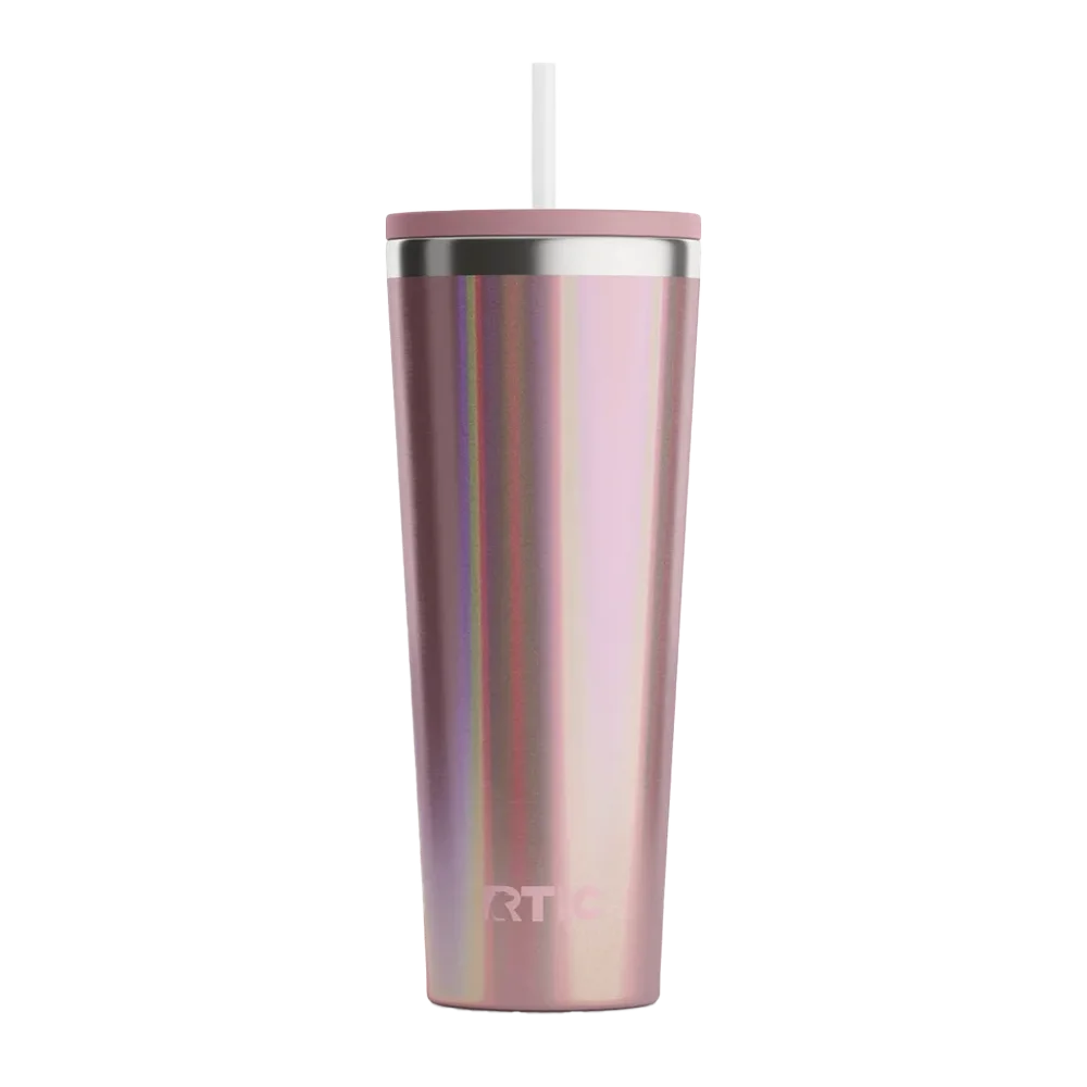 Back customization side of the RTIC Everyday Tumbler 28 oz in Glitter Snapdragon
