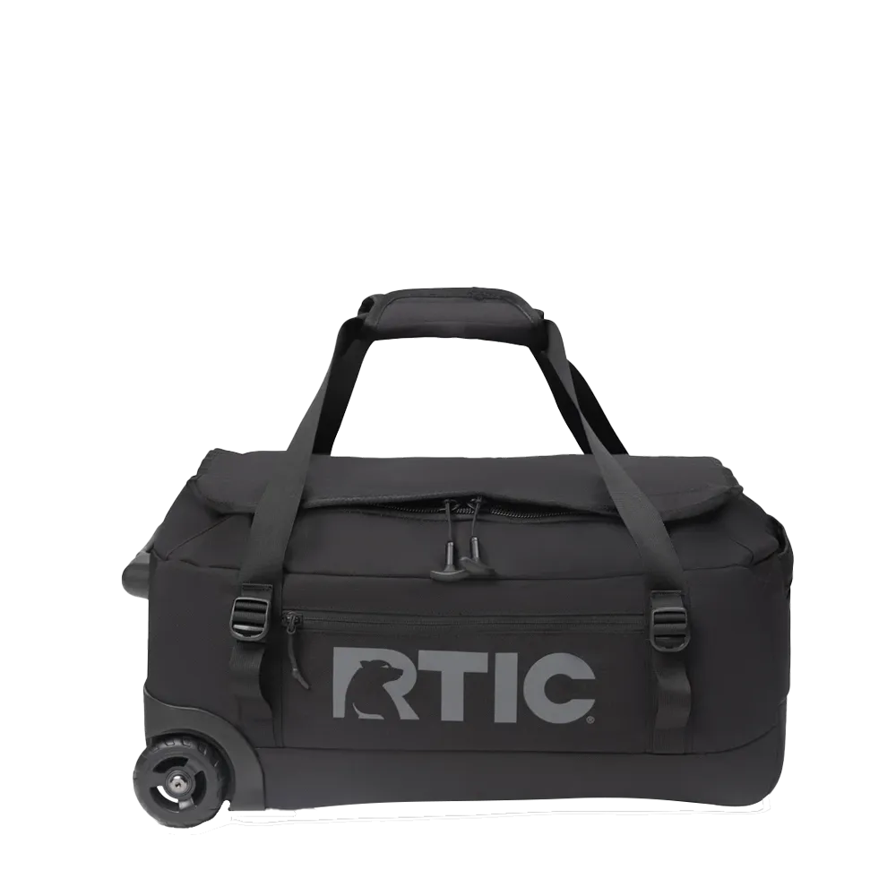 Customized RTIC Rolling Duffle Bag | Medium in Black