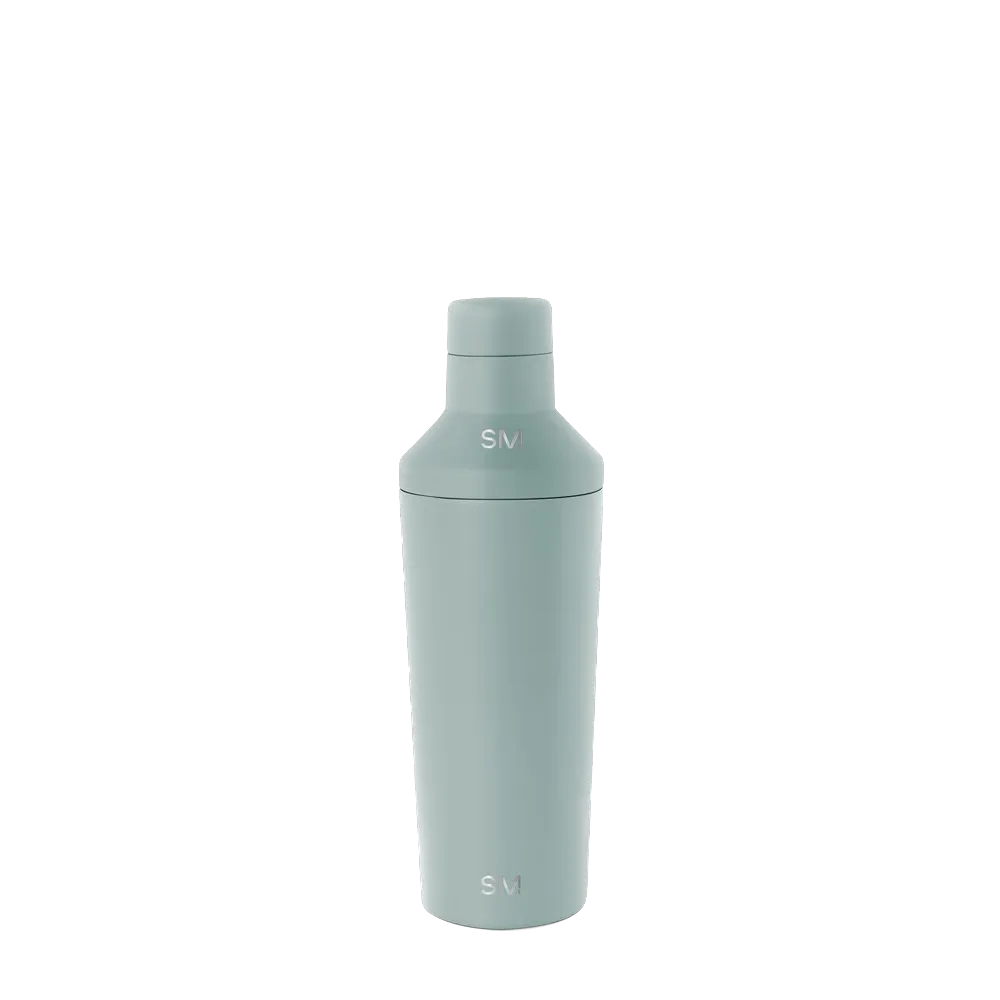 Simple Modern Classic Cocktail Shaker with Jigger Lid 20 oz Sea Glass Sage