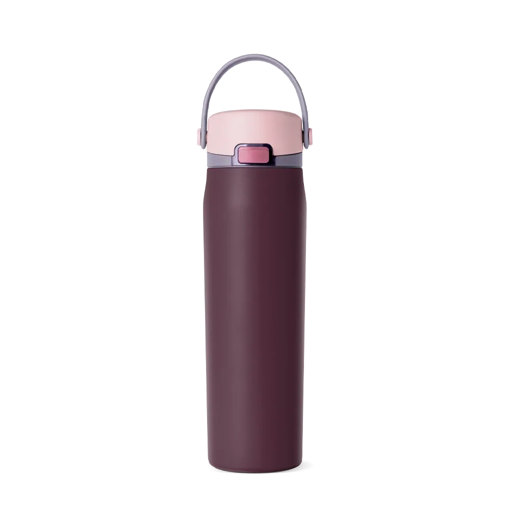 Simple Modern Mesa Sport Bottle with Covered Chug Lid 24 oz Cherry Wine Mix