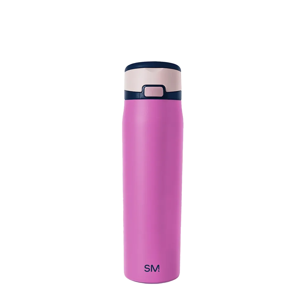 Simple Modern Mesa Loop Bottle with Covered Straw 24 oz Fuchsia Mix