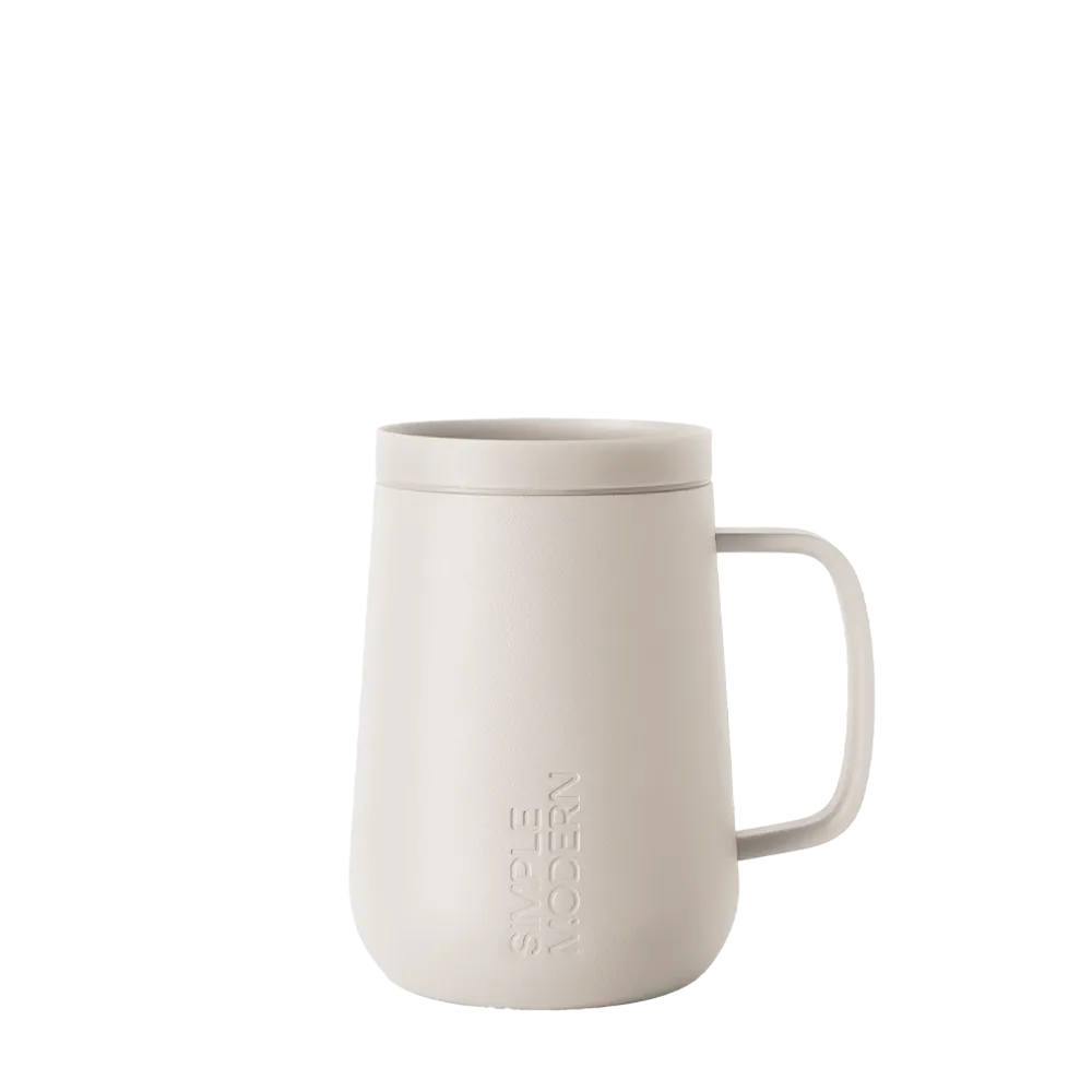 Simple Modern Voyager Signature Mug 12 oz Almond Birch