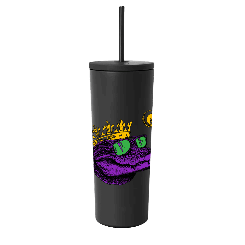 Simple Modern Mardi Gras Collection King Croc Wrap