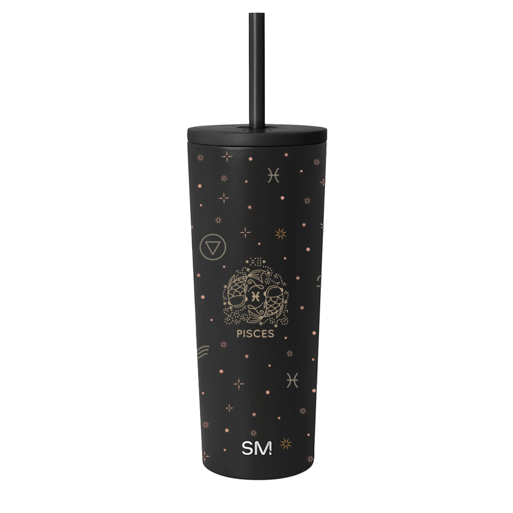 Simple Modern 24 oz Classic Tumbler Zodiac Collection #color_midnight-black