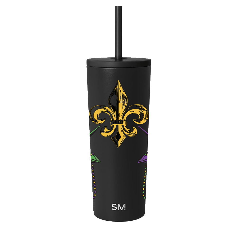 Mardi Gras Collection Pelicrown Classic Tumber