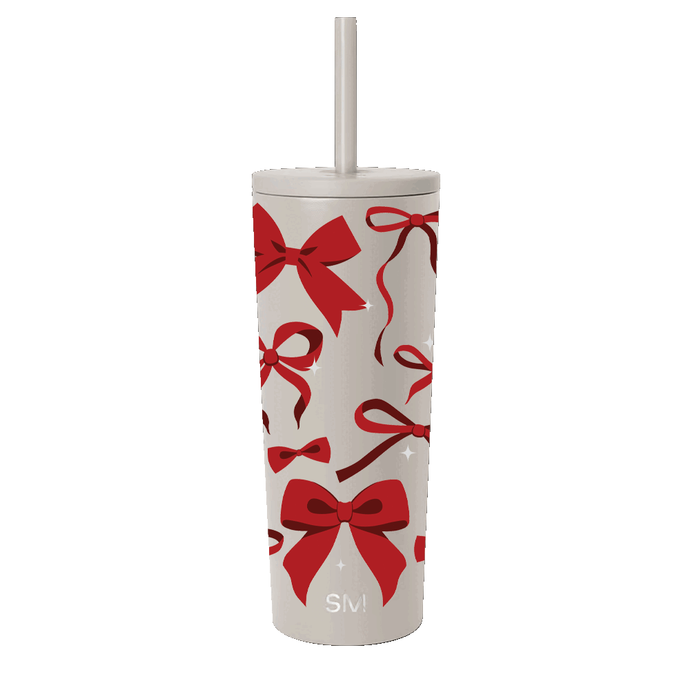 Simple Modern 24 oz Classic Tumbler with Winter Design Bowd and Bright