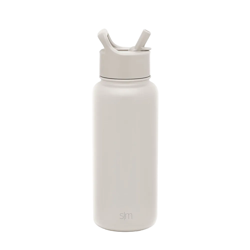 Customized Summit Water Bottle Straw Lid 32 oz Water Bottles from Simple Modern