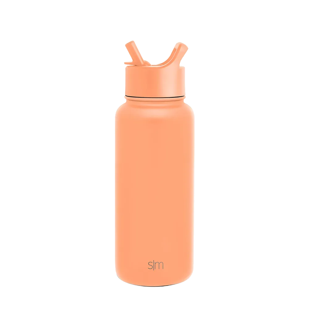 Customized Summit Water Bottle Straw Lid 32 oz Water Bottles from Simple Modern