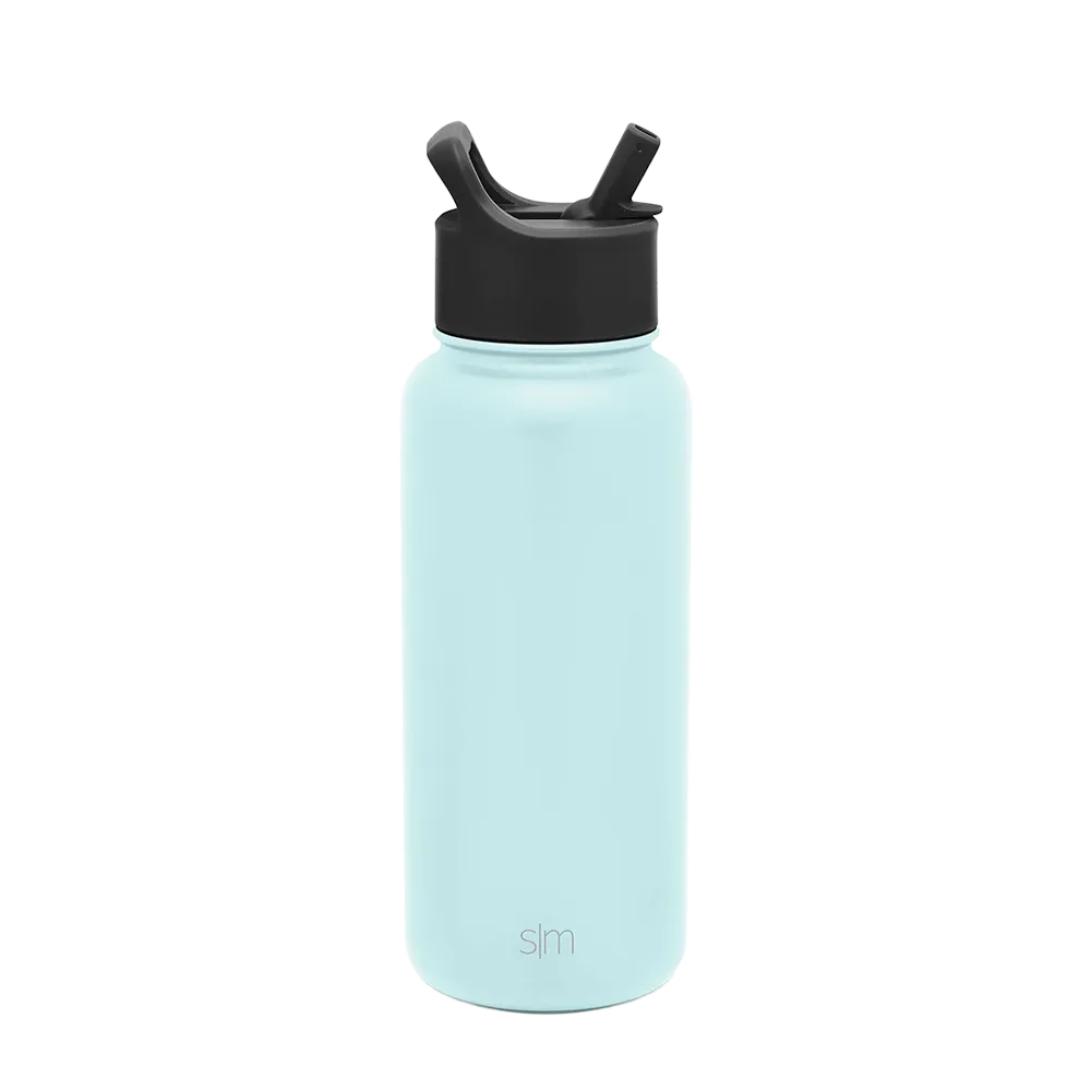 Customized Summit Water Bottle Straw Lid 32 oz Water Bottles from Simple Modern