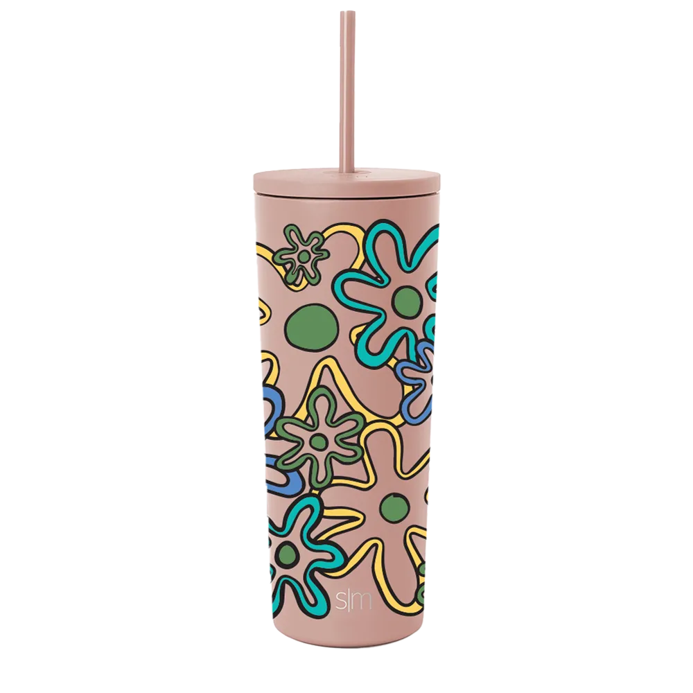 Simple Modern Spring Collection wrap Retro Daisies