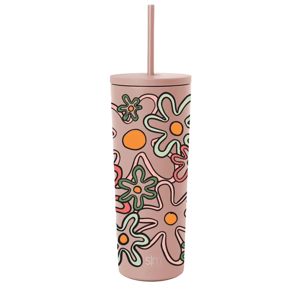 Simple Modern Spring Collection wrap Retro Daisies