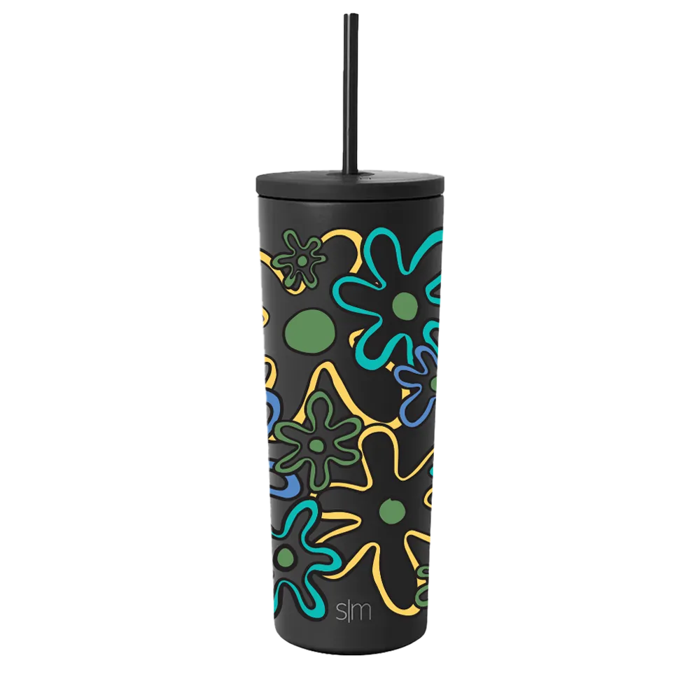 Simple Modern Spring Collection wrap Retro Daisies