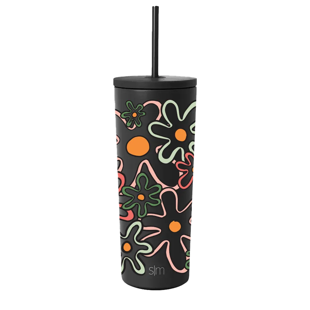 Simple Modern Spring Collection wrap Retro Daisies