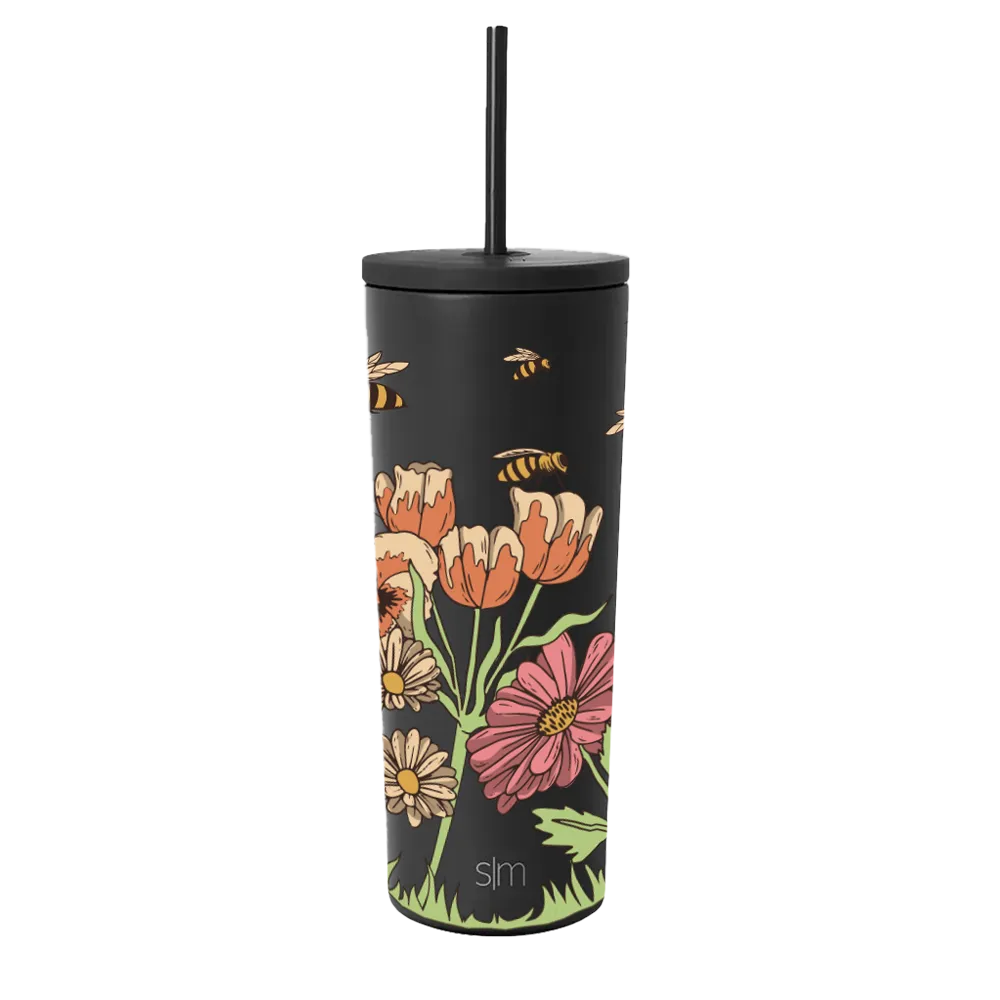 Simple Modern Spring Collection Honeybee Fields Wrap