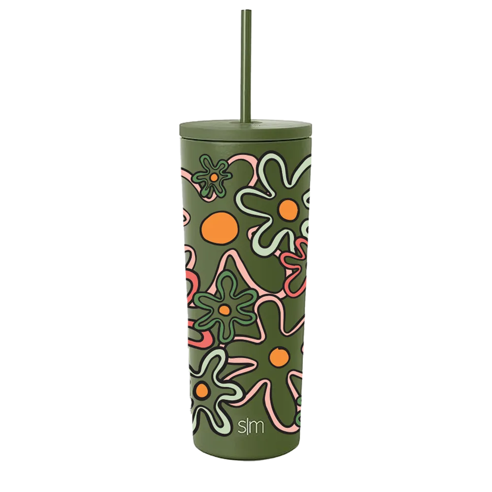 Simple Modern Spring Collection wrap Retro Daisies