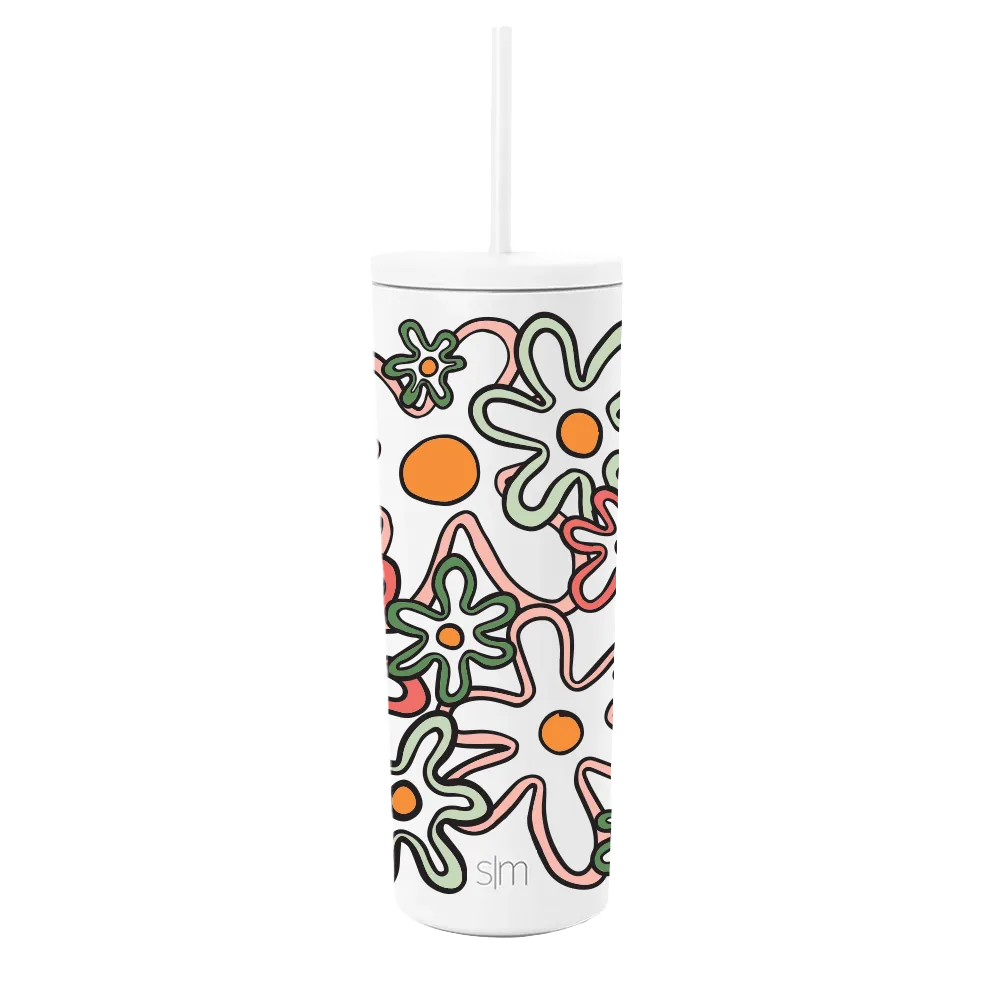 Simple Modern Spring Collection wrap Retro Daisies