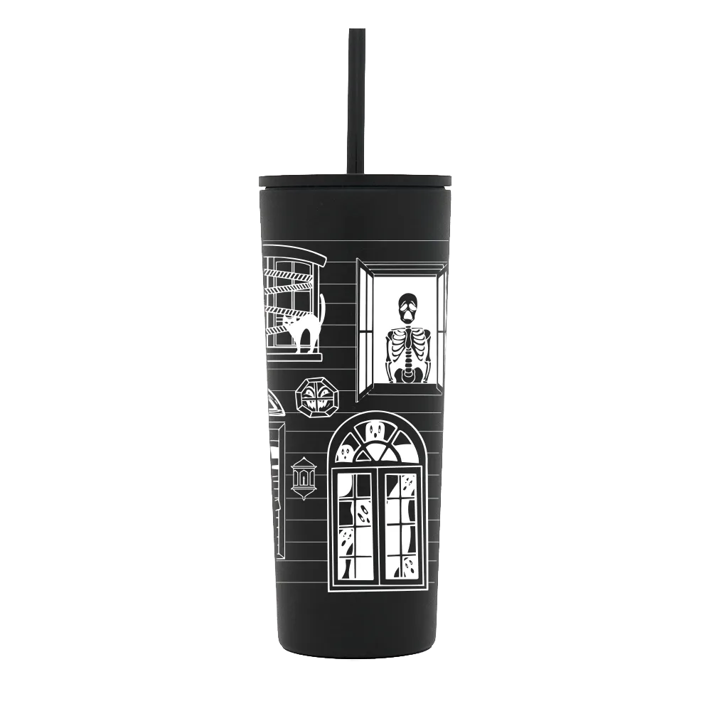 Simple Modern Spooky Windows Wrap center profile