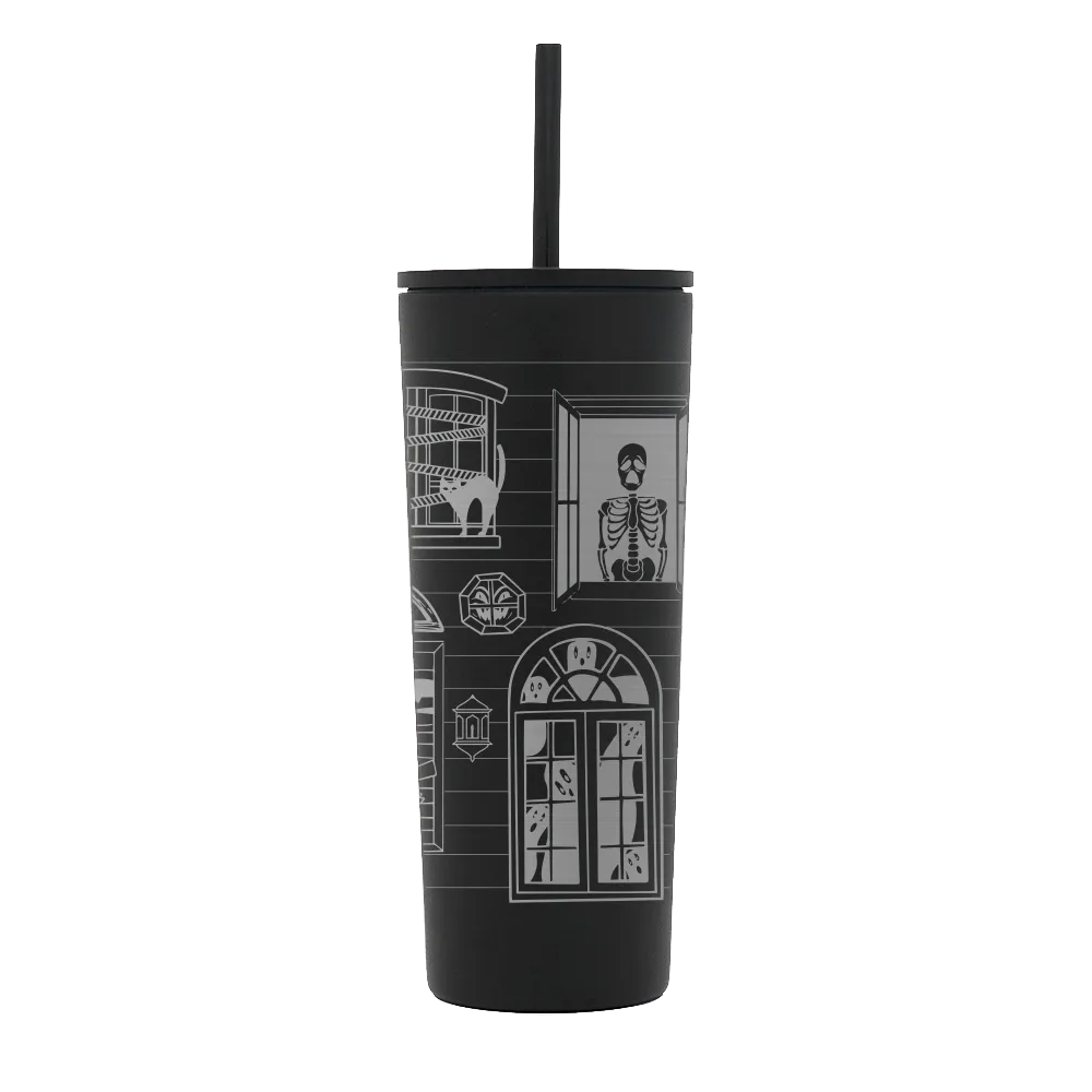 Simple Modern Spooky Windows Wrap center profile