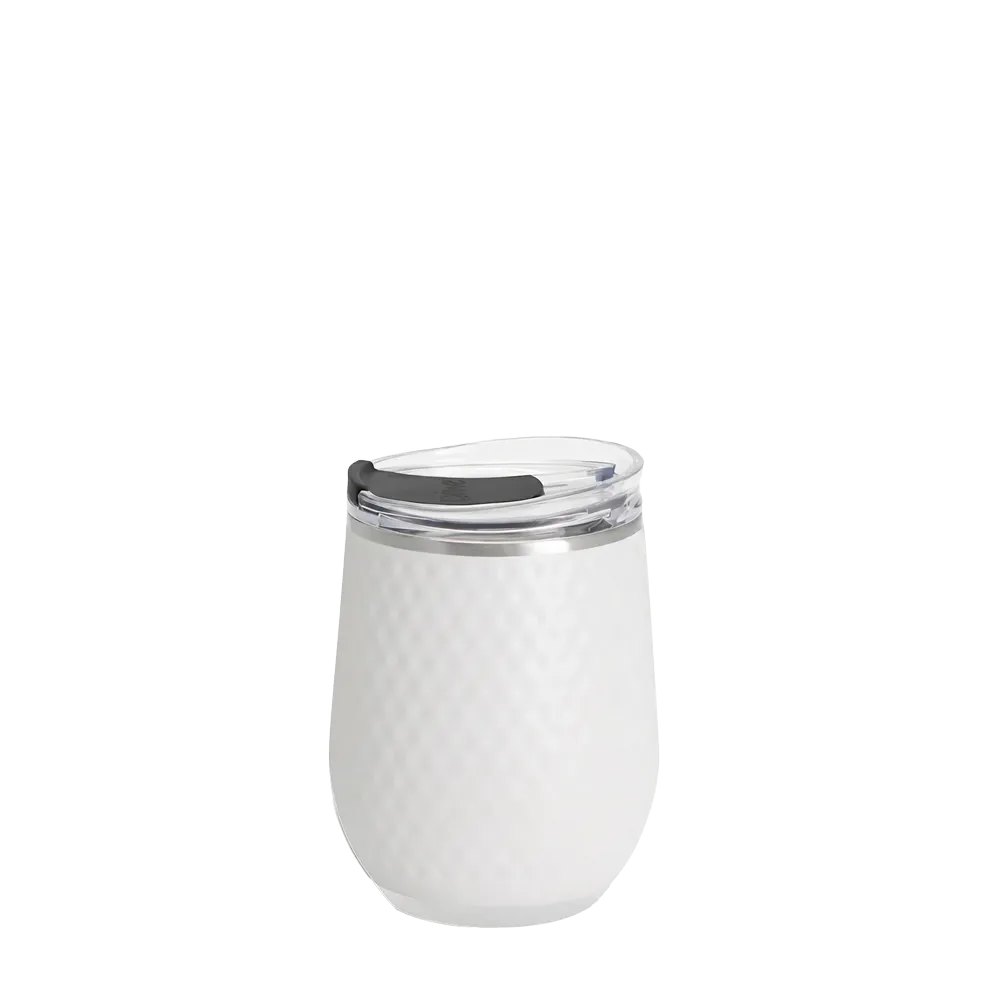 Swig Wine Tumbler 12 oz White Golf Ball