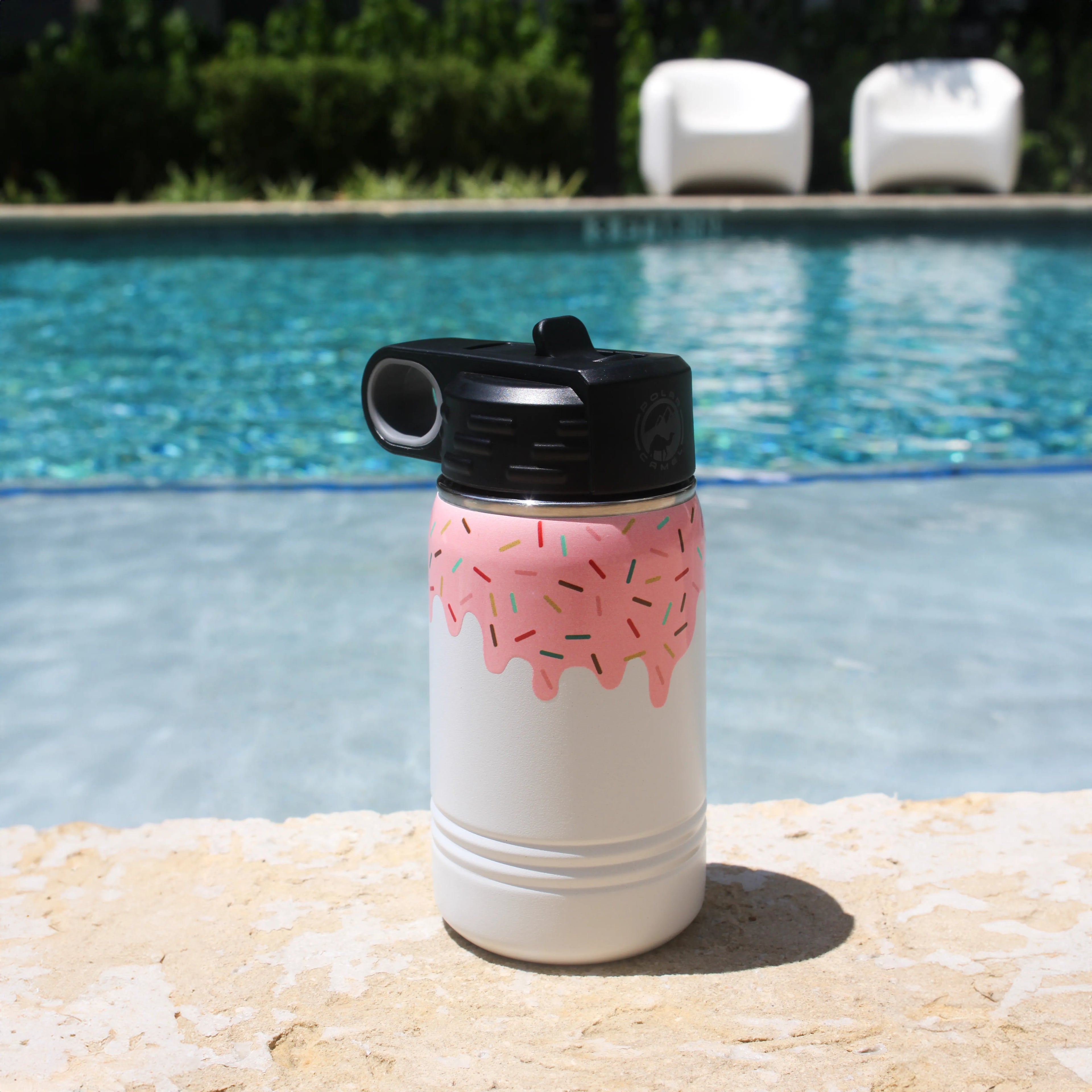 Ice Cream Drip Wrap Kids Bottle | 12 oz