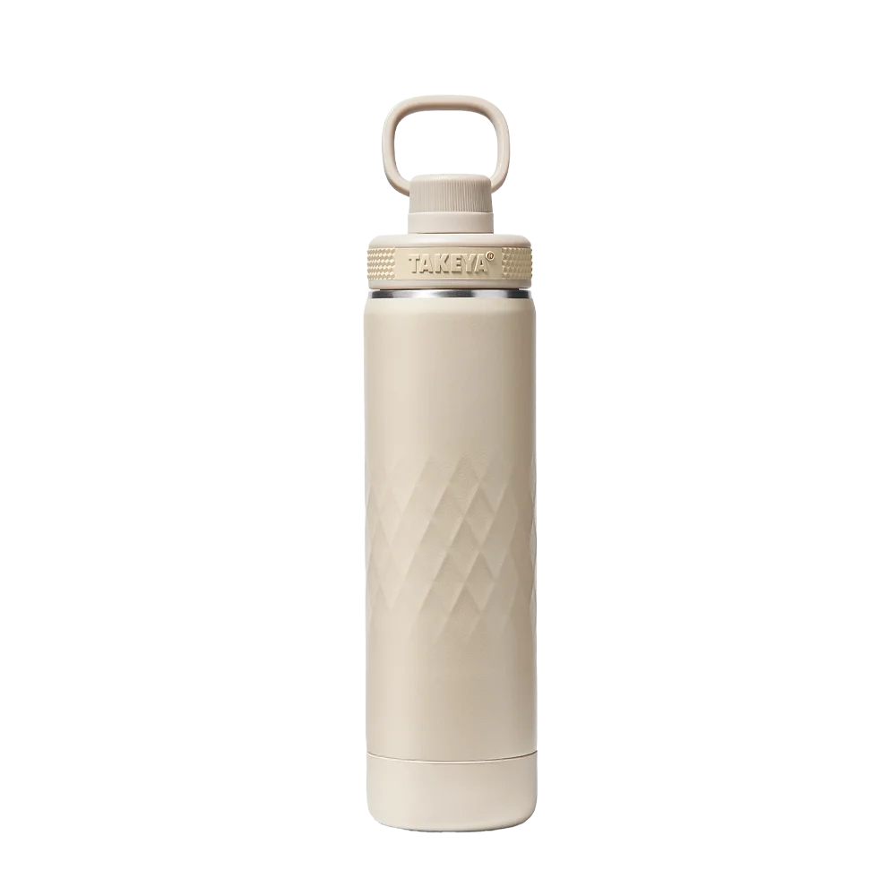 Takeya Sport Water Bottle with Spout Lid 22 oz Almond