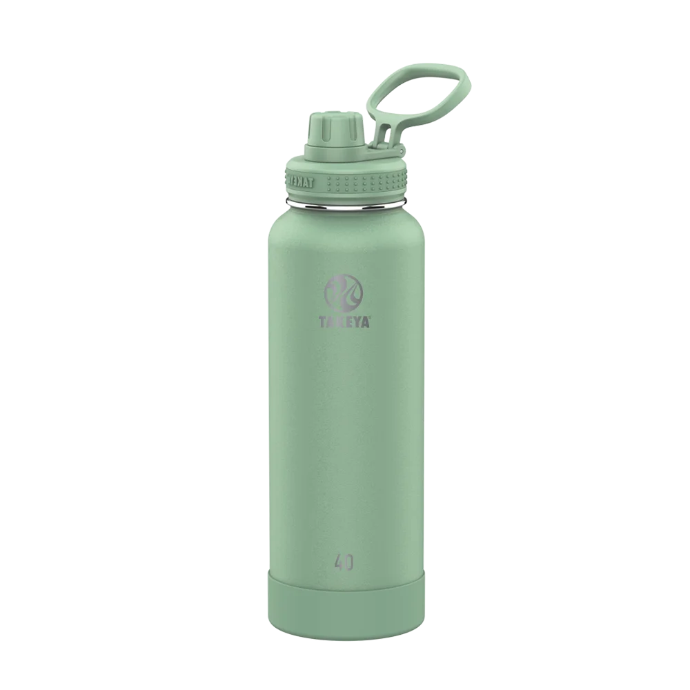 Takeya Actives Water Bottle Spout Lid 40 oz Cucumber