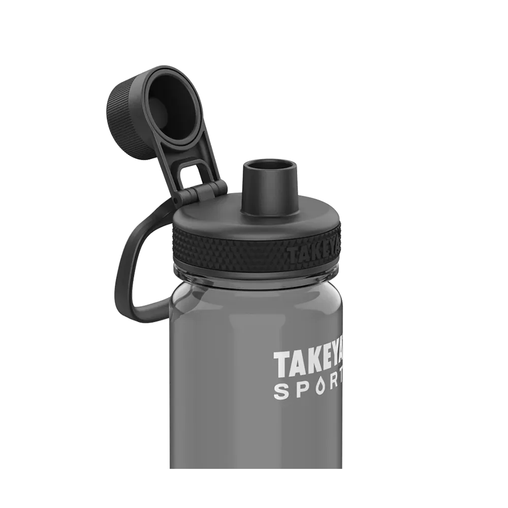 Takeya Tritan Sport Water Bottle Spout Lid 24 oz Grand Slam Black